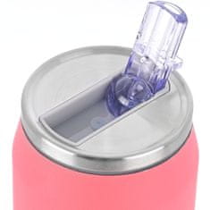 ESTIA HOME ART Estia Fusion Coral izolirana potovalna steklenica z nastavkom za pitje, 500ml, rdeča