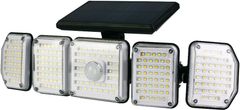ENTAC Reflektor solarni senzor IR 5 glav 2.5W z daljincem, 991306