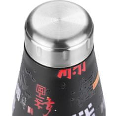ESTIA HOME ART Estia Tokyo Underground izolirana potovalna steklenica, 500ml, črna
