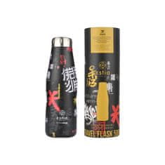 ESTIA HOME ART Estia Tokyo Underground izolirana potovalna steklenica, 500ml, črna