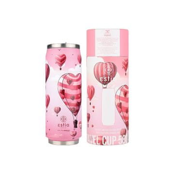 ESTIA HOME ART Estia Love Ascend izolirana potovalna steklenica, 500ml, roza
