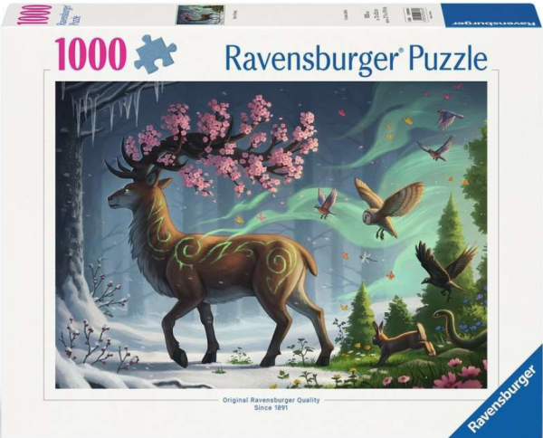   Ravensburger sestavljanka, Pomladni jelen, 1000/1