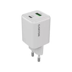 Canyon CU45AC hišni polnilec, 45 W, GaN, PD, QC, bel (CNS-CUW45AC)