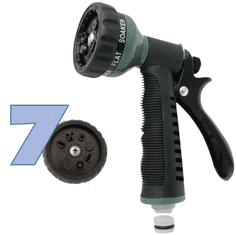 AquaControl brizgalna pištola za zalivanje, set pištola 7 oblik + priključki 15 mm (C2047)