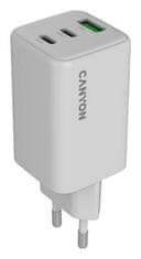 Canyon CU65ACC hišni polnilec, 65 W, GaN, PD, QC, bel (CNS-CUW65ACC)