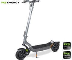 MS ENERGY ENERGY URBAN X električni skiro, 10", 2x 300W, 60km, vzmetenje, LCD zaslon, LED osvetlitev, APP, srebrn (Titanium Steel)