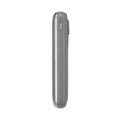 RivaCase Prenosna baterija/powerbank VA2611 10.000 mAh 30W, z LCD ekranom in 2x podatkovni kabel (Type-C, Lightning) - za vse telefone in tablice