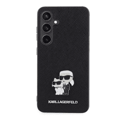 Karl Lagerfeld Originalen ovitek Samsung Galaxy A36 - IML NFT Full Bodies Saffiano - črna zaščita - KLHCSA36PAKCMPK