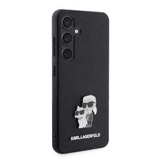 Karl Lagerfeld Originalen ovitek Samsung Galaxy A36 - IML NFT Full Bodies Saffiano - črna zaščita - KLHCSA36PAKCMPK