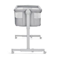 Kinderkraft Otroška posteljica NESTE UP 2 2-v-1, svetlo siva