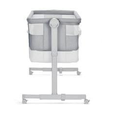 Kinderkraft Otroška posteljica NESTE UP 2 2-v-1, svetlo siva