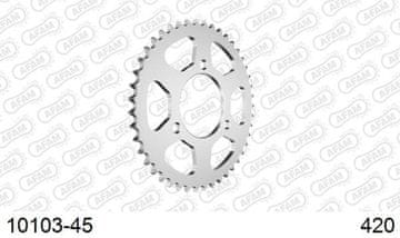 shumee AFAM POGONSKI ZOBNIK ZADNJI MOTOCIKL POCINKANI JEKLO SREBRNA
