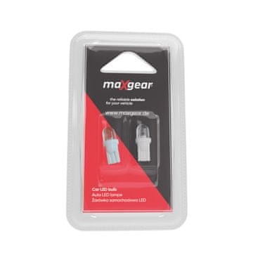shumee MAXGEAR LED ŽARNICA W5W 12V/5W (VSE STEKLO) BELA BLISTER 2 KOS! !!!LED!!!!!