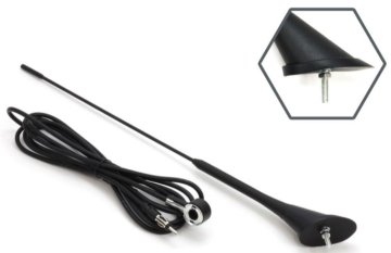 shumee AMIO AVTO ANTENA 40CM 5MM ADAPTER 3M
