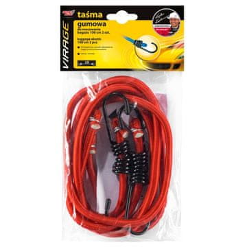 shumee VIRAGE VARNOSTNI TRAK ZA PRTLJAG - GUMIJASTI TRAK TUV 100 CM 2 KOS.