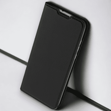 Infostyle Črna / Umetno usnje + TPU silikon