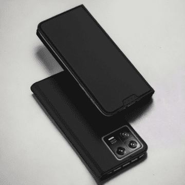 Infostyle Črna / Umetno usnje + TPU silikon