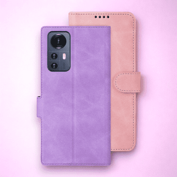 Infostyle Vijolična / Umetno usnje + TPU silikon