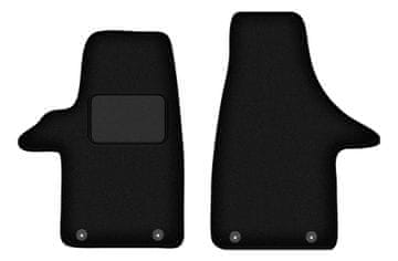 shumee Črne velur preproge za: Volkswagen Transporter T5 Multivan kombi (2005-2015)