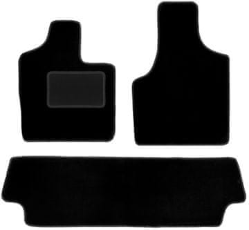shumee Črne velurne talne obloge za: Chrysler Town&Country IV enoprostorec (2000-2008)