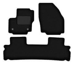 shumee Črne velur preproge za: Ford S-MAX MK1 enoprostorec (2012-2015)