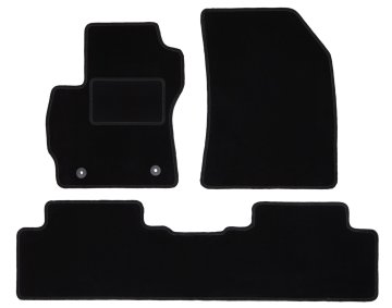 shumee Črne velur preproge za: Mazda 5 I enoprostorec (2005-2010)