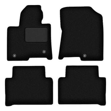 shumee Črne velurne talne obloge za: Kia Sorento IV XL Hybrid SUV (2020-)