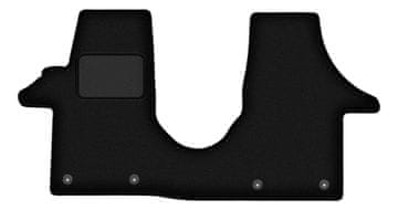 shumee Črne velurne talne obloge za: Volkswagen Transporter T5 dostavnik (2003-2015)