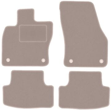 shumee Bež velur preproge: Volkswagen T-Roc crossover (2017-)