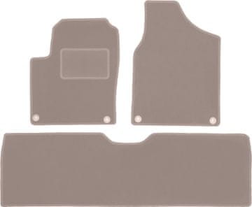 shumee Bež velur preproge za: Ford Galaxy MK1 enoprostorec (1995-2006)