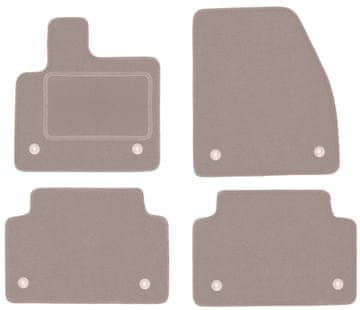 shumee Bež velurne talne preproge: Range Rover Evoque II SUV (2019-)