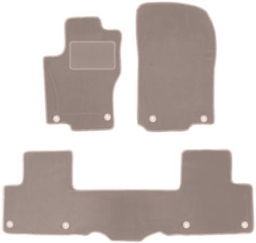 shumee Bež velur preproge za: Mercedes GLE W166 SUV (2011-2015)