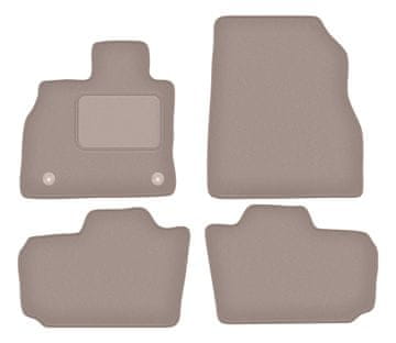 shumee Bež velur preproge za: Nissan Leaf I kombilimuzina (2010-2017)