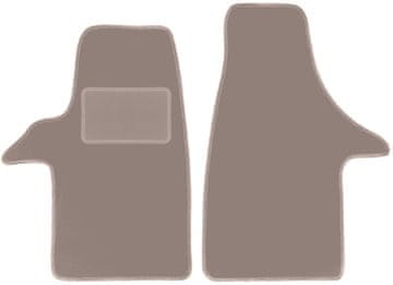 shumee Bež velur preproge za Volkswagen Transporter T5 kombi (2003-2015)