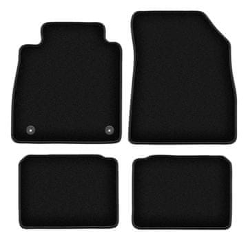 shumee OSNOVNE črne velur preproge za: Nissan Micra K14 kombilimuzina (2017-)