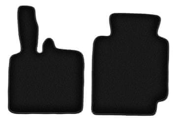shumee Osnovne črne velur preproge za: Smart ForTwo I kombilimuzina (1998-2007)