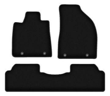 shumee Osnovne črne velur preproge za: Lexus RX III Hybrid SUV (2008-2015)