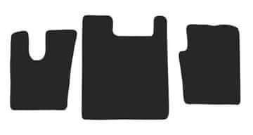 shumee Osnovne črne velur preproge za: tovornjak Scania R (2018-)