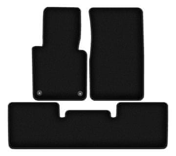 shumee Osnovne črne velur preproge za: Mercedes G W461 terenska vozila (1978-2008)