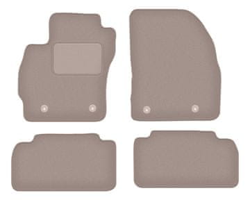 shumee Bež velur preproge za: Mazda 5 II enoprostorec (2010-)