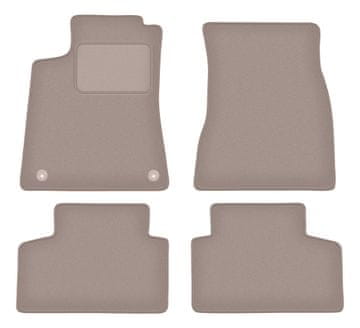 shumee Bež velur preproge za: Mercedes GLB X247 SUV (2019-)