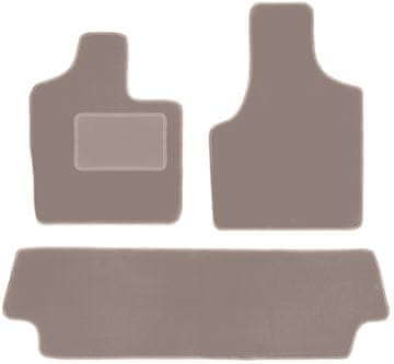 shumee Bež velur preproge za: Chrysler Grand Voyager III enoprostorec (2000-2008)