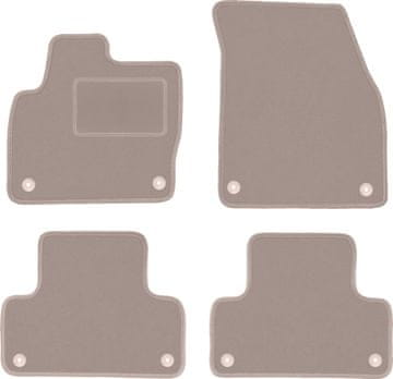 shumee Bež velur preproge za: Range Rover Evoque SUV (2011-2018)