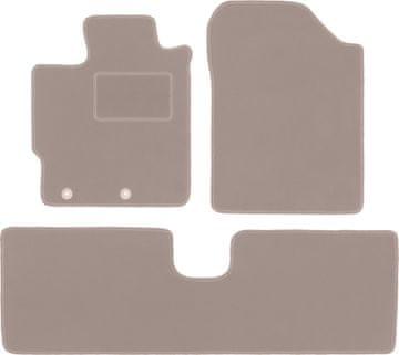 shumee Bež velur preproge: Toyota Yaris III bencinski (2011–2019)