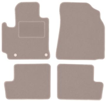 shumee Bež velur preproge za: Toyota RAV4 II 2WD 5-vratna (2001-2005)