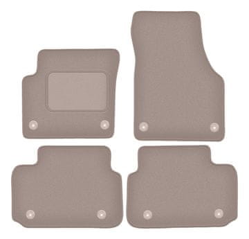 shumee Bež velur preproge za Land Rover Discovery Sport SUV (2014-)