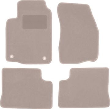 shumee Bež velur preproge za: Mitsubishi Colt V / CJO hatchback (1996-2003)