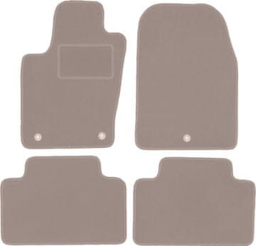 shumee Bež velur preproge za: Jeep Grand Cherokee WK2 terenska vožnja (2010-2018)