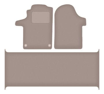 shumee Bež velur preproge za kombi Mercedes Vito W447 (2014-)