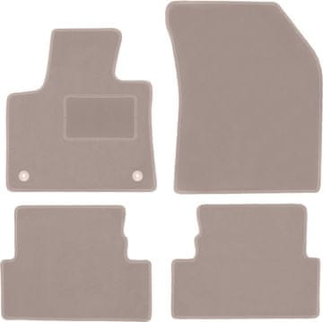 shumee Bež velur preproge za: Citroen C5 Aircross crossover (2019-)